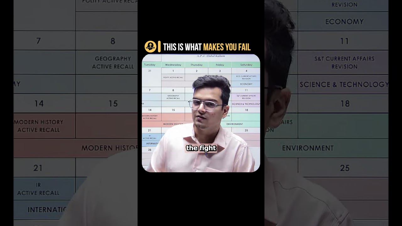 UPSC PREPARATION | This Is What Makes You Fail