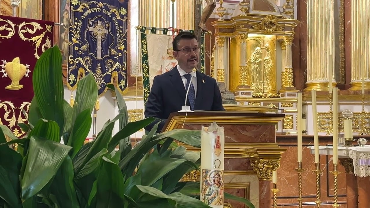 DAVID ARACIL ARACIL PRONUNCIA UN MAGNIFICO Y APLAUDIDO PREGÓN DE SEMANA SANTA 2026