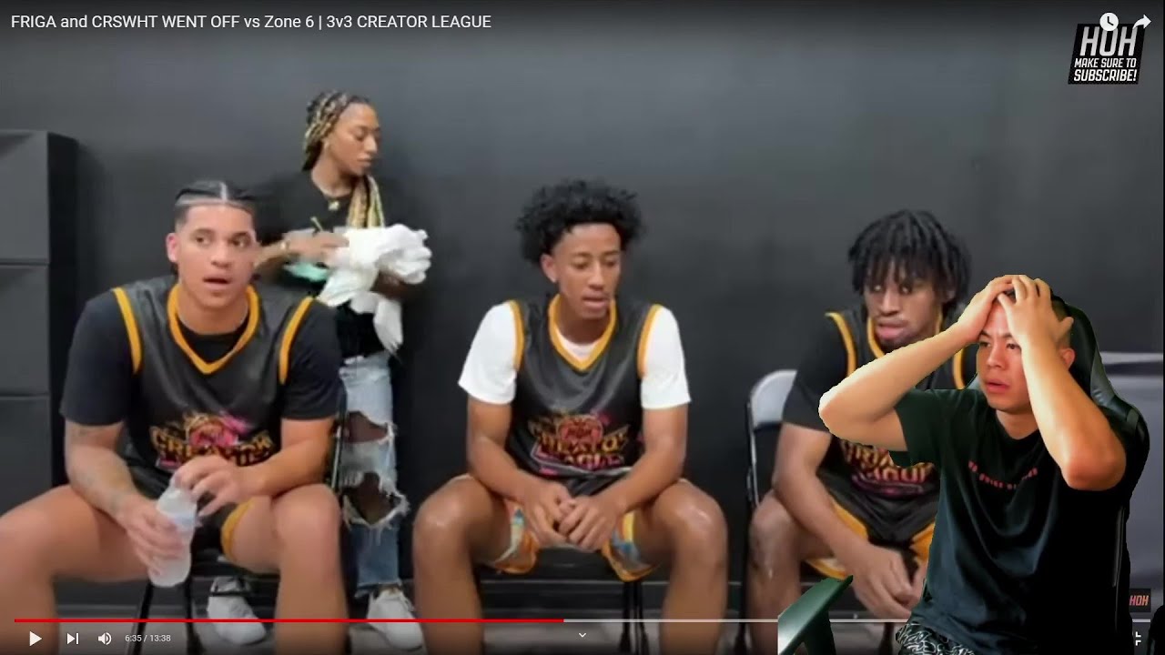 ZONE 6 IS DOWN BAD LOL! Reacting To HOH 3v3 Tournament (CRSWHT, Friga, YPK, Zone 6)