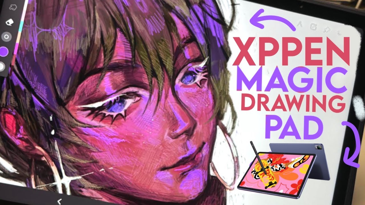 Pintando SOLO con líneas | Magic Drawing Pad | XPPen