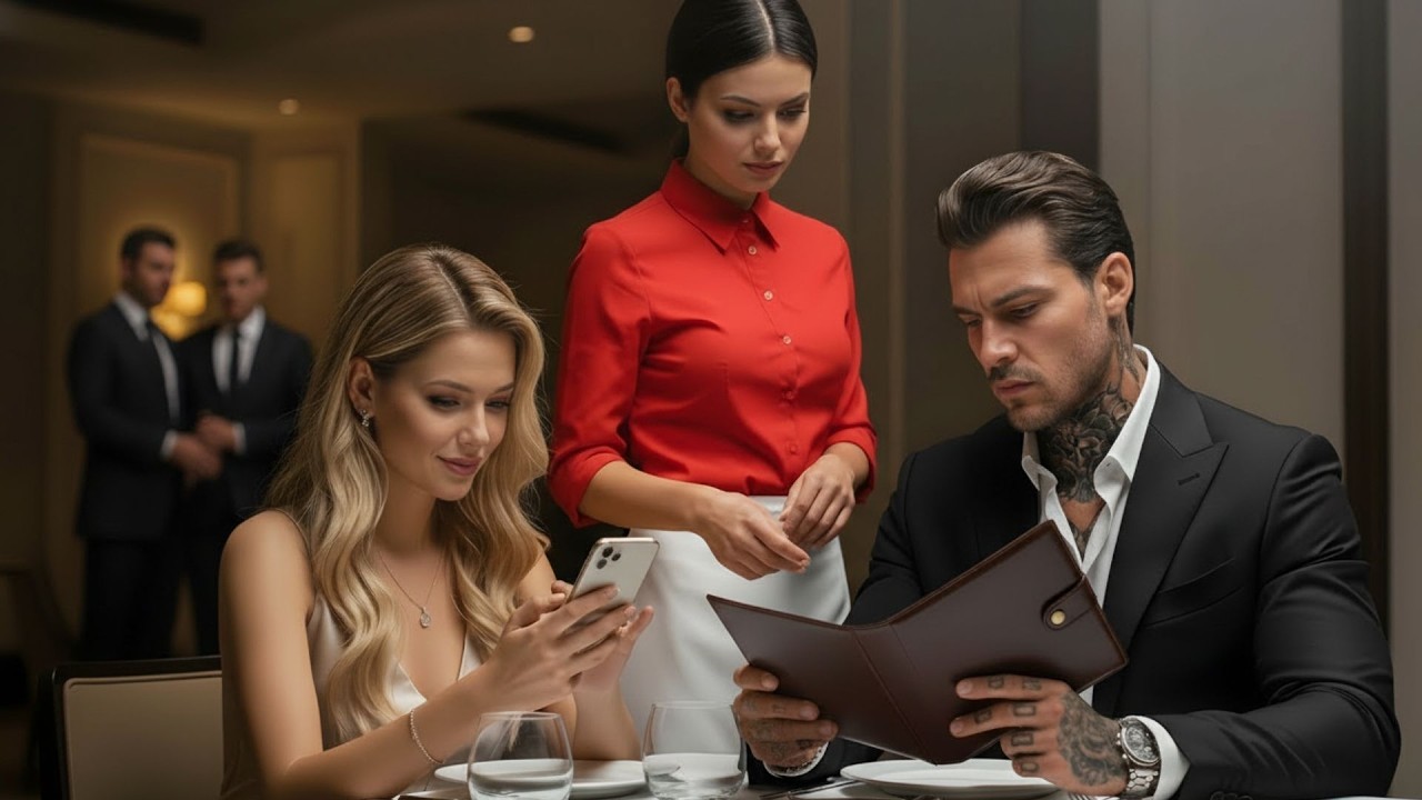 GARÇONETE DESLIZOU UMA NOTA AO CHEFE DA MÁFIA: SUA NAMORADA TE VENDEU. ESTÃO EM POSIÇÃO.