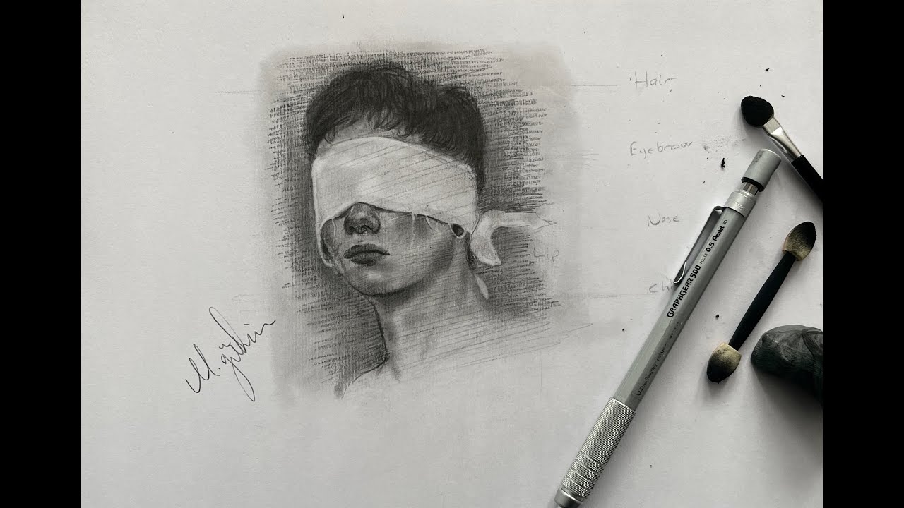 Easy Portrait Drawing, How to draw portrait?