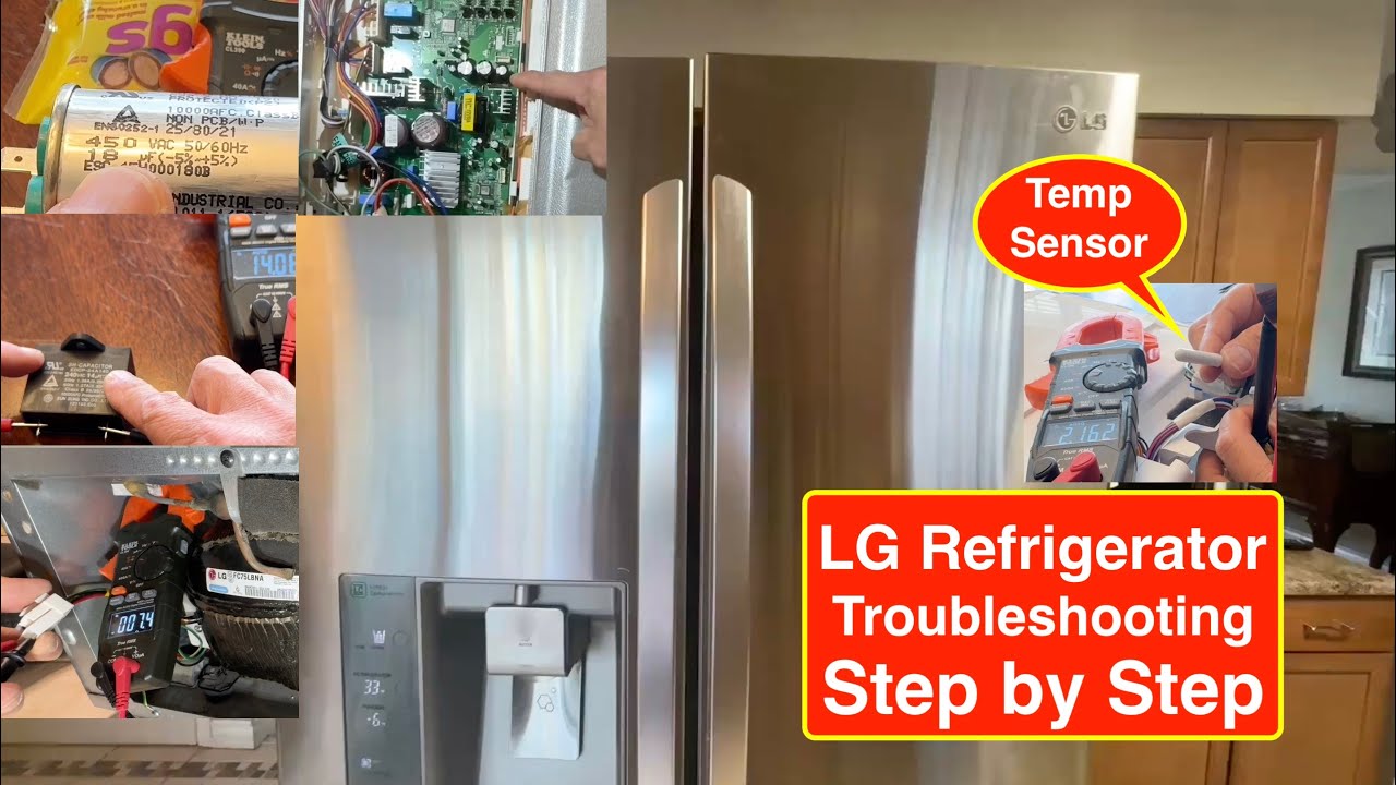 LG Refrigerator Troubleshooting Step by Step - NO Cold Air blowing