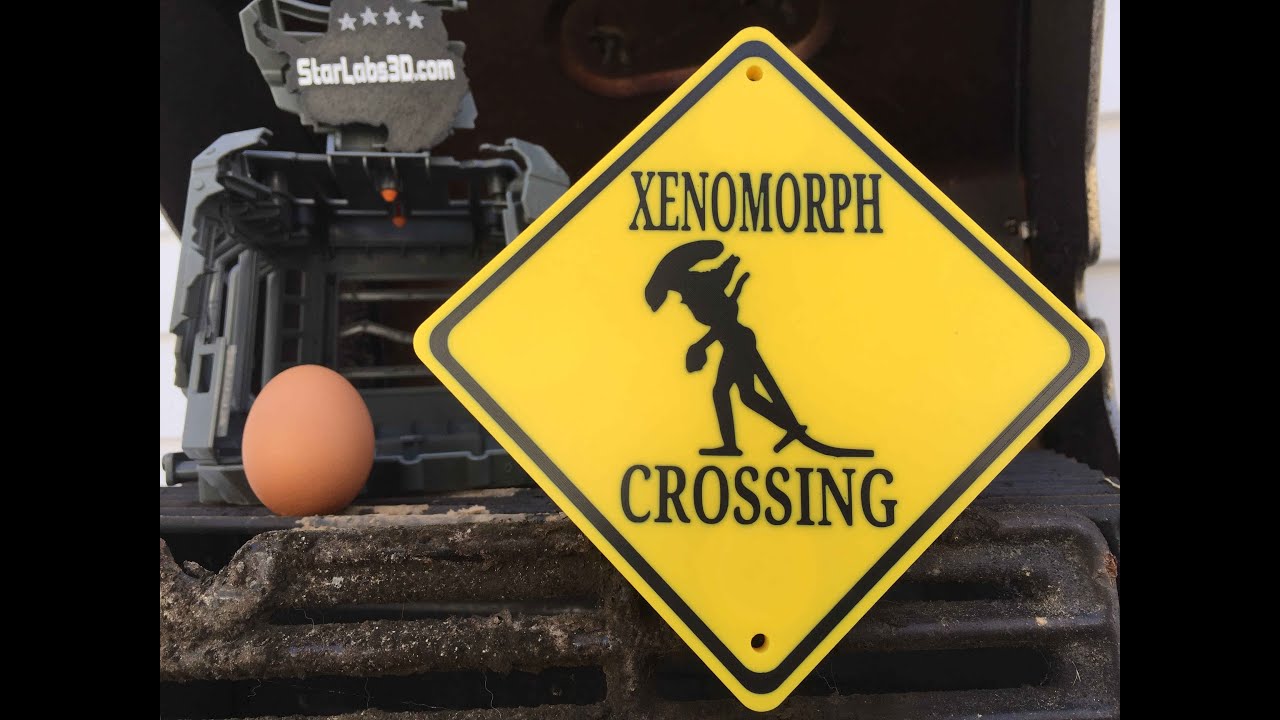 Xenomorph Crossing Sign -10 FEB 2022