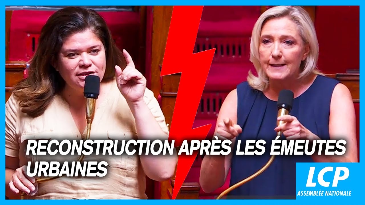 Passe d'armes incendiaire entre Raquel Garrido et Marine Le Pen - 20/07/2023