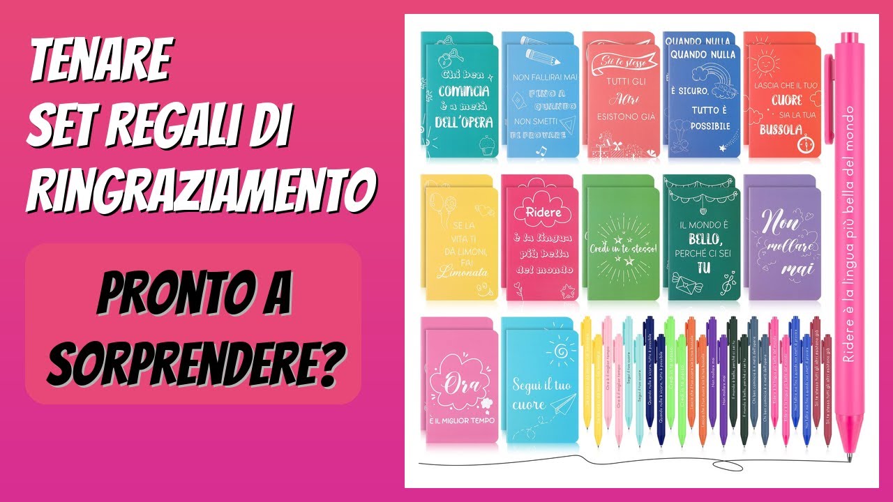 RECENSIONE (2026) : Tenare Set Regali di Ringraziamento. DETTAGLI
