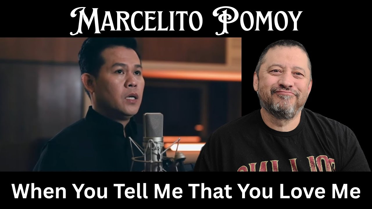 First Time Reaction Video - Marcelito Pomoy - When You Tell Me That You Love Me | Official Video
