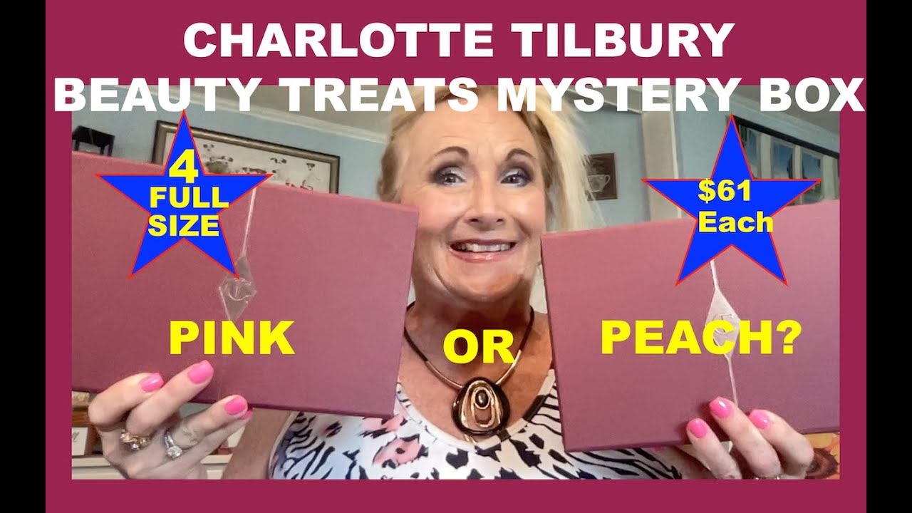 Charlotte Tilbury BEAUTY TREATS Mystery Box Peach or Pink? y #unboxing #review #beauty #mysterybox