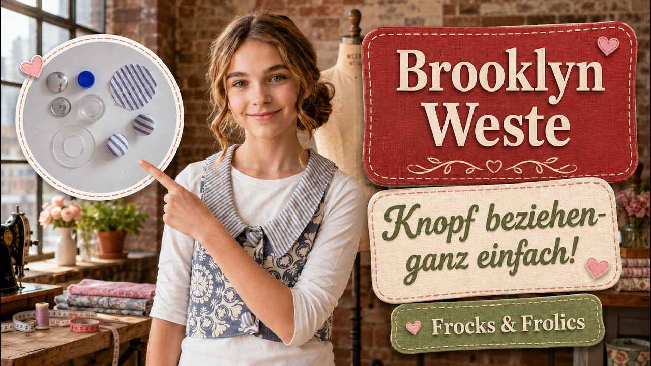Wie man KamSnaps bezieht Knopf beziehen für Anfänger | Nähtutorial von Frocks & Frolics