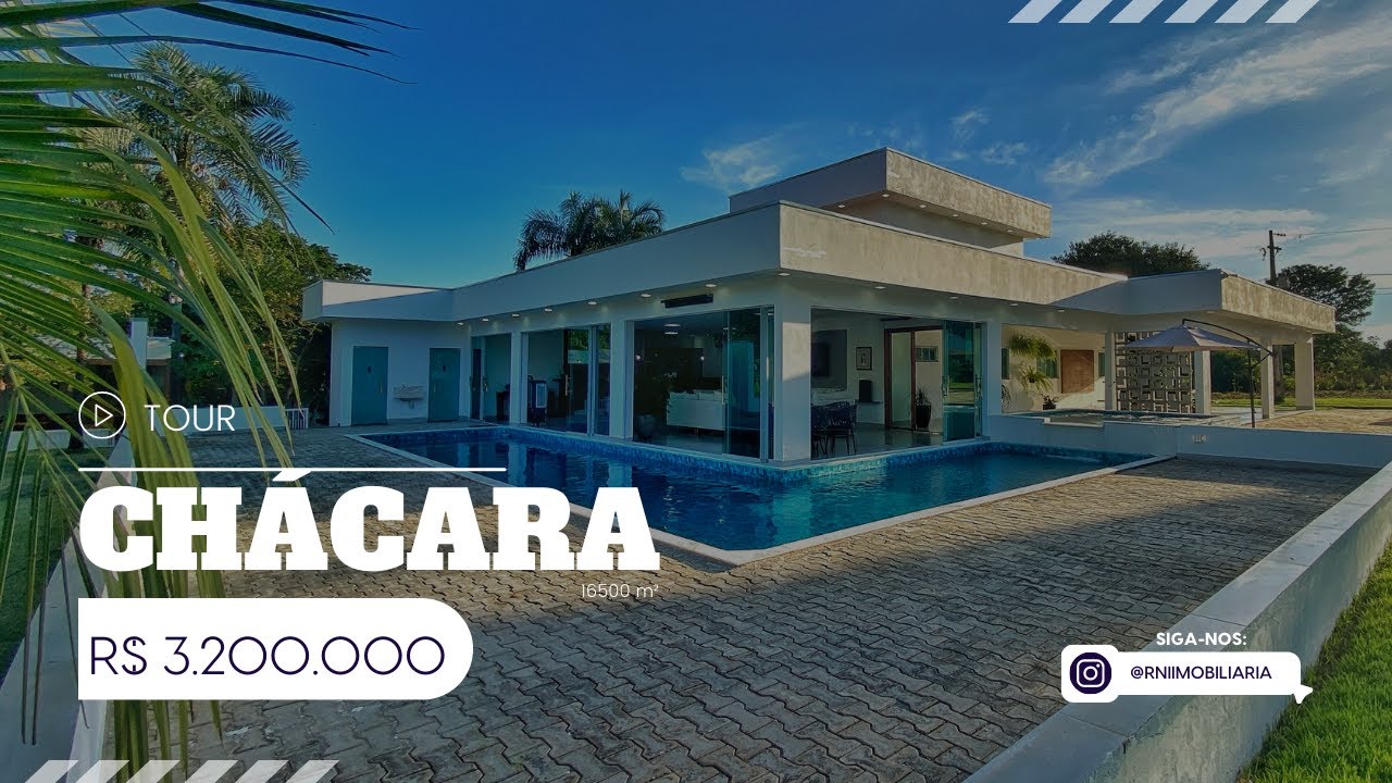 Tour - Chácara Luxuosa com acesso para o Rio Araguaia | Barra do Garças, MT.