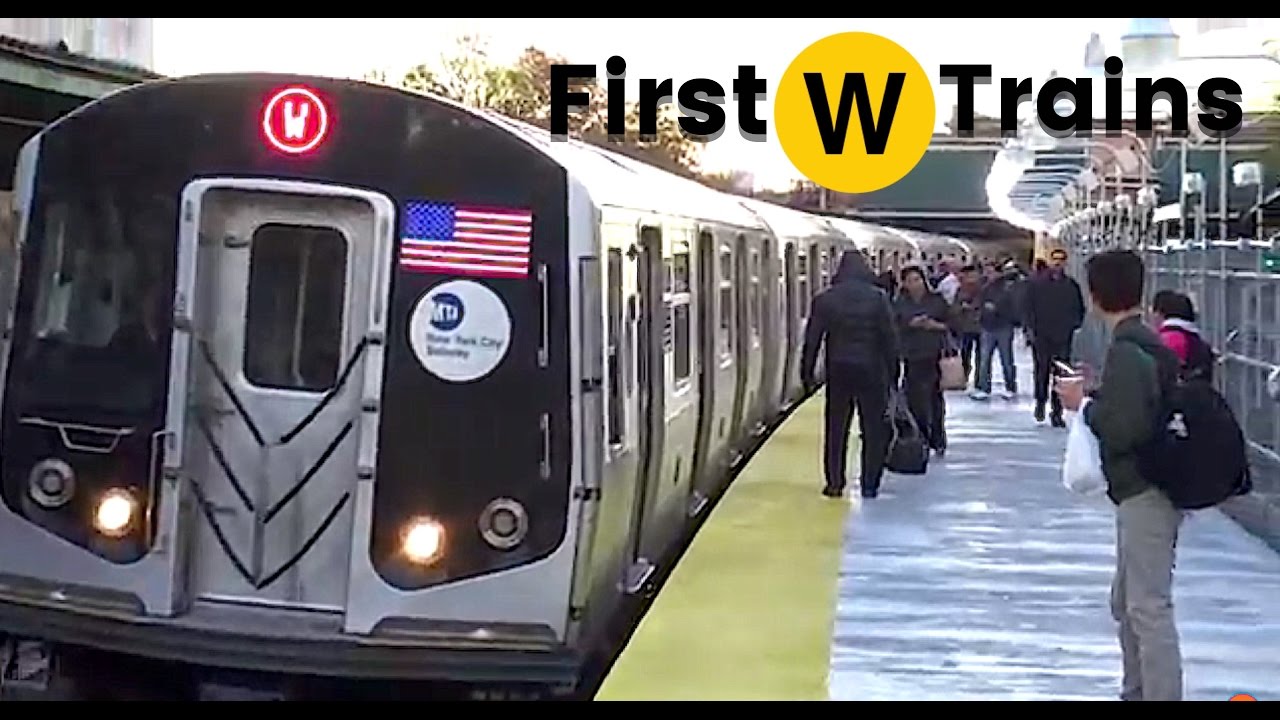 ⁴ᴷ First day of W Train Operation