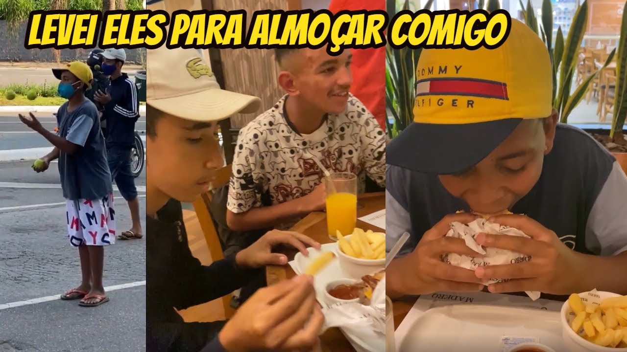 ELES TRABALHAVAM COM FOME NO FAROL, EU OS CONVIDEI PARA ALMOÇAR COMIGO ❤️