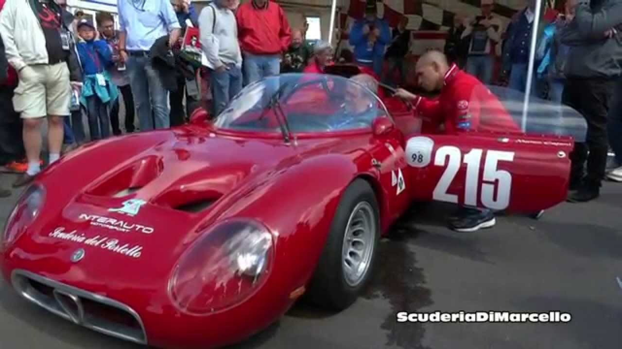 Alfa Romeo Classic Race Car (Scuderia Del Portello) Video.