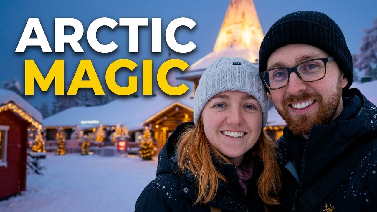 Зимняя магия в Рованиеми ❄️ Арктическая рождественская деревня Финляндии