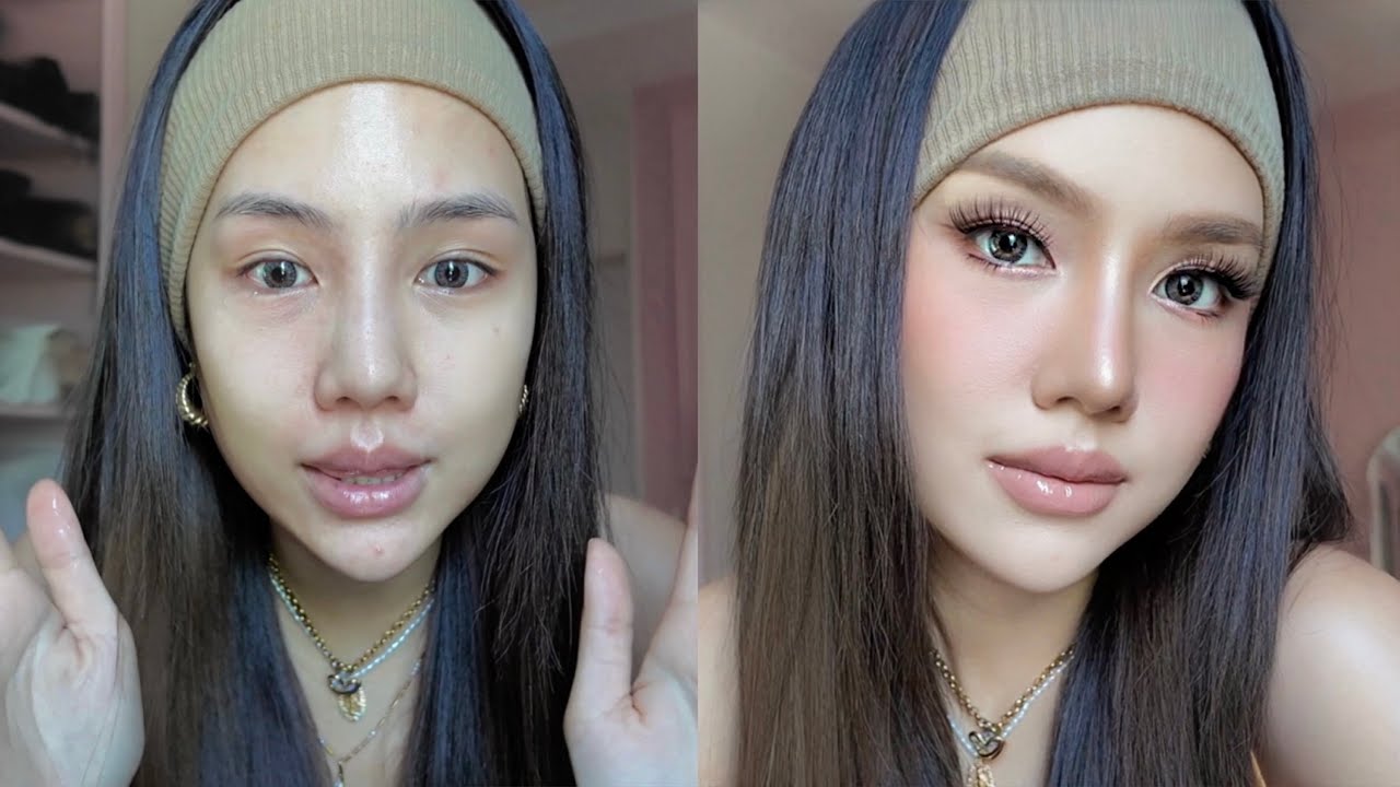 สอนแต่งลุคเนตไอ สไตล์ฝอ Soft Brown บอกหมดทุก Step