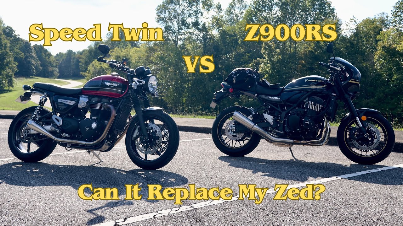 Triumph Speed ​​Twin против Kawasaki Z900RS Cafe