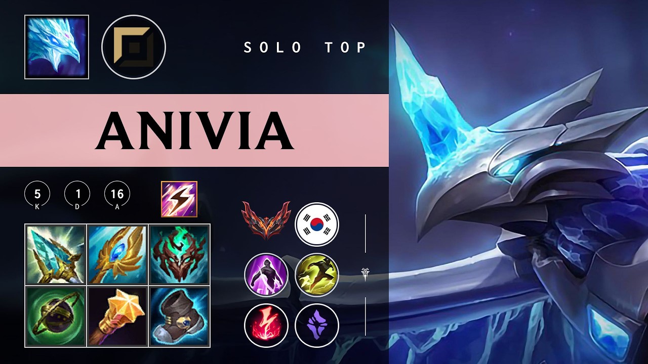 Anivia Top vs Teemo - KR Grandmaster Patch 26.04