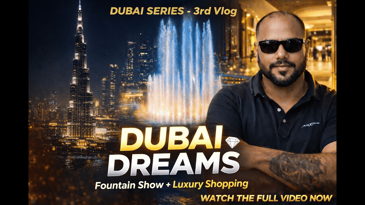 Dubai Vlog Day 2 | Gym Routine, Business Meetings & Burj Khalifa Night View | Dubai Mall Experience
