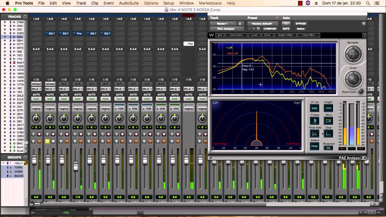 Dominando Áudio - Waves Paz Analyzer - Como Utilizar o Analisador de Spectrum em Uma música