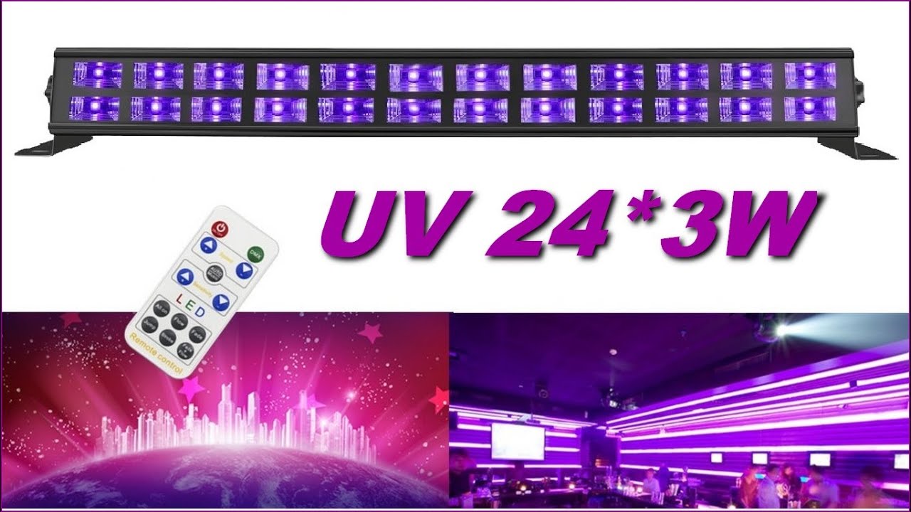 Ультрафиолетовый прибор 24*3W. Мощный ULTRAVIOLET