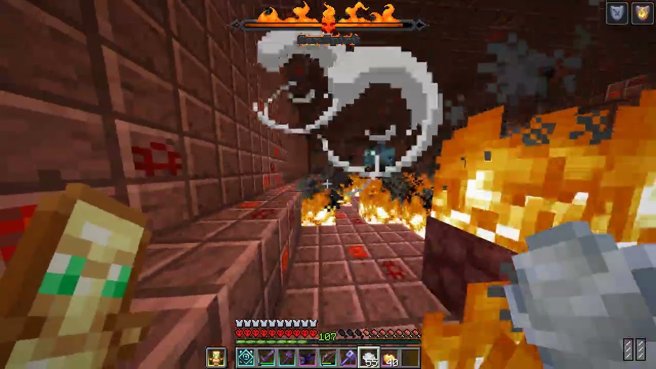 Minecraft Sun Spirit Boss Fight
