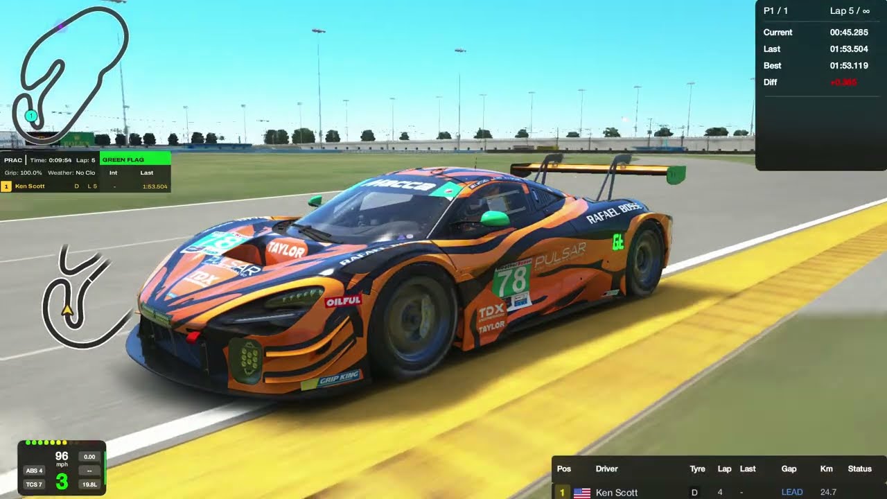 Assetto Corsa - RSS GT-M Macca 72 V8 Evo - Daytona RC 2026 - Hotlaps