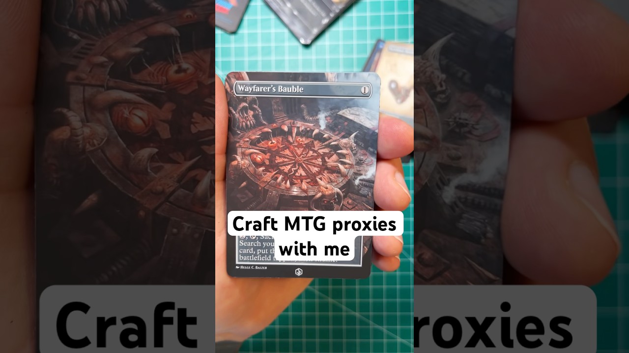 Tw&oacute;rz proxy MTG ze mną! Wykończenie matową, laminowaną folią! #mtg #mtgproxy #magicthegatheringedh