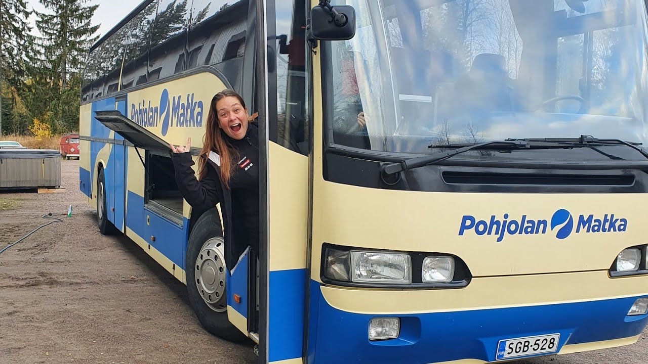 Bussista motorhome part 2. Rajua purkamista.
