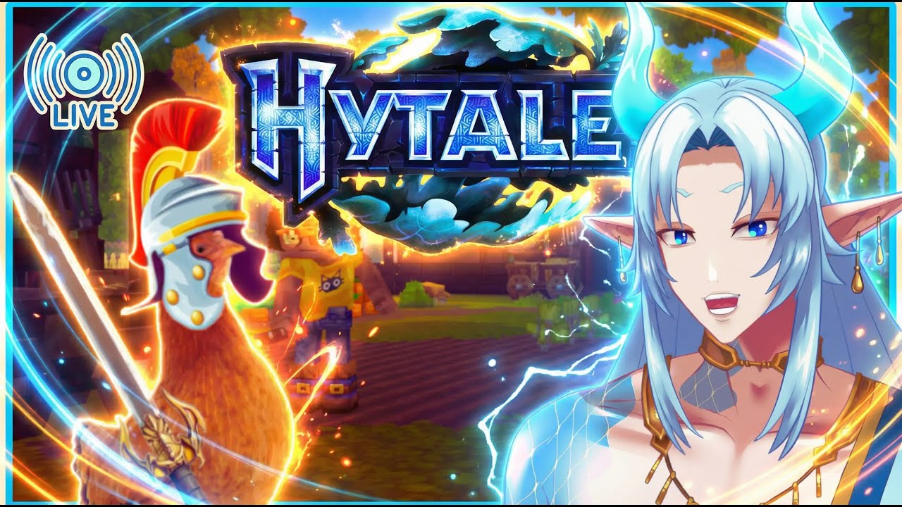 ESSE JOGO TEM AS MELHORES ANIMAÇÕES!!! - HYTALE - VTUBERBR