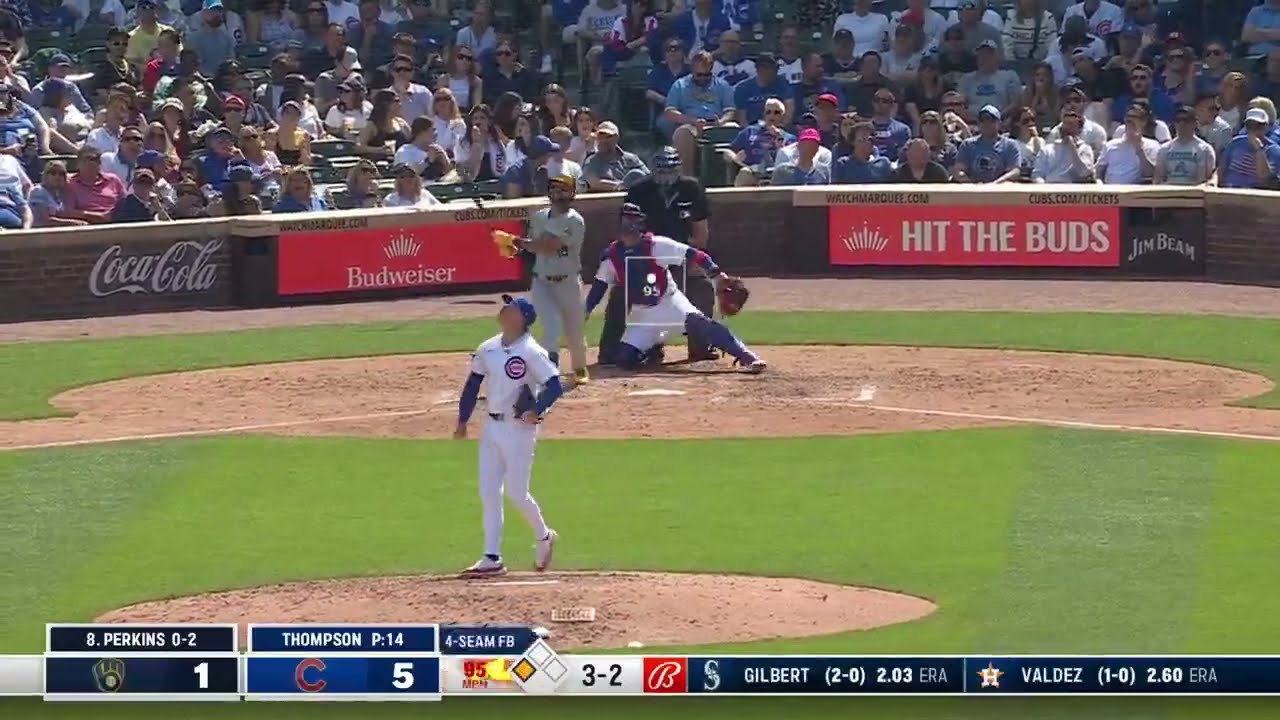 Blake Perkins, 2-run homer to cut the lead to 2
