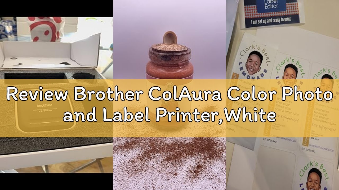 Review Brother ColAura Color Photo and Label Printer,White