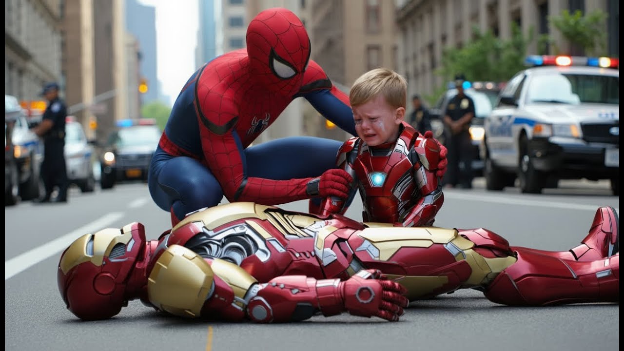🕷️ Unexpected Team-Up: Spider-Man and What Happened to Iron Man | 🤖 AI Superhero Short Film