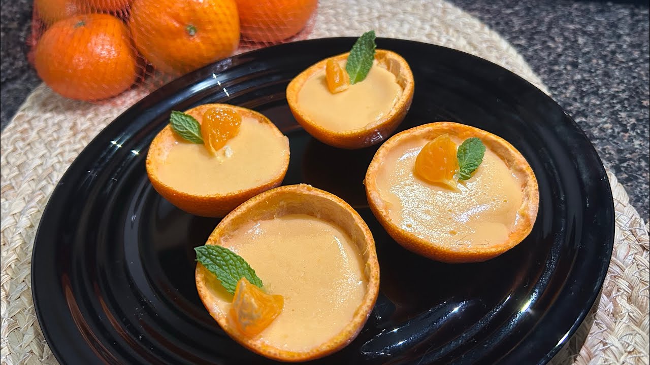 Easy Pudding,No Cream,No Egg | Orange Pudding 
