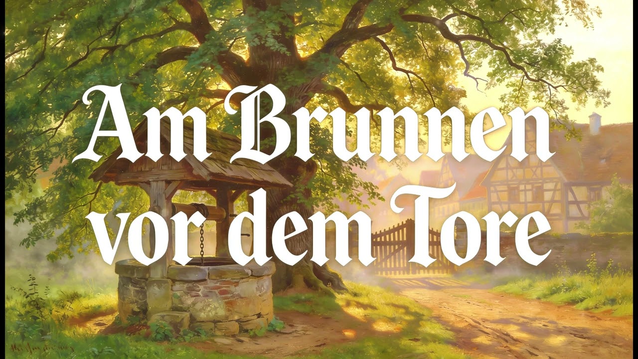 Am Brunnen vor dem Tore Der Lindenbaum 🎼 Deutsches Volkslied