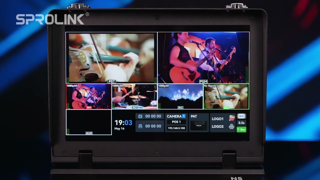 Meet SPROLINK NEOLIVE N5/N5S 4K Video Switcher with NDI&ndash; Your Ultimate Live Production Partner