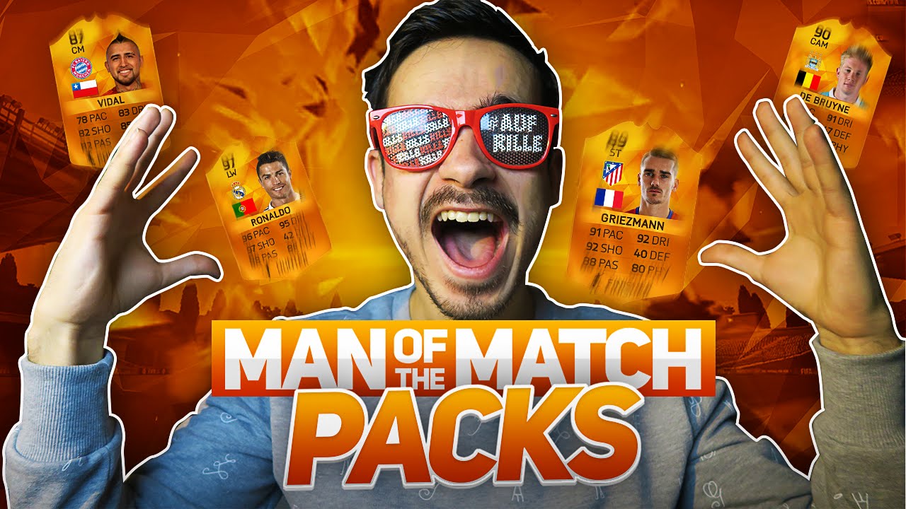 FIFA 16 : OMG MAN OF THE MATCH PACK OPENING !!