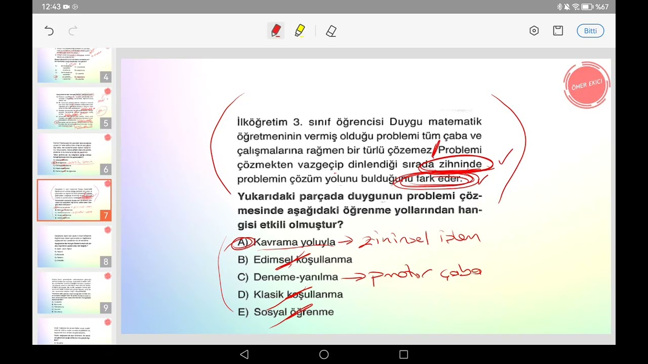 Öğrenme psikolojisi deneme 2