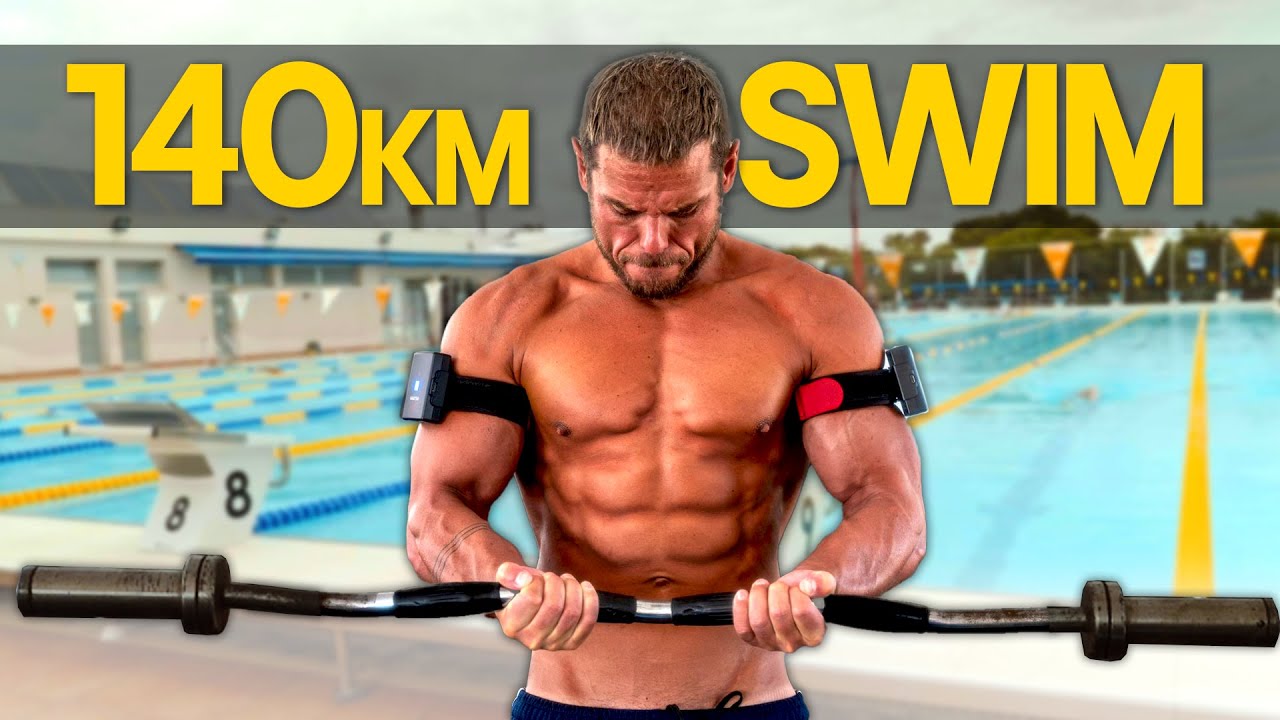 Why I swam 140km… THEN trained BICEPS 💪🏽