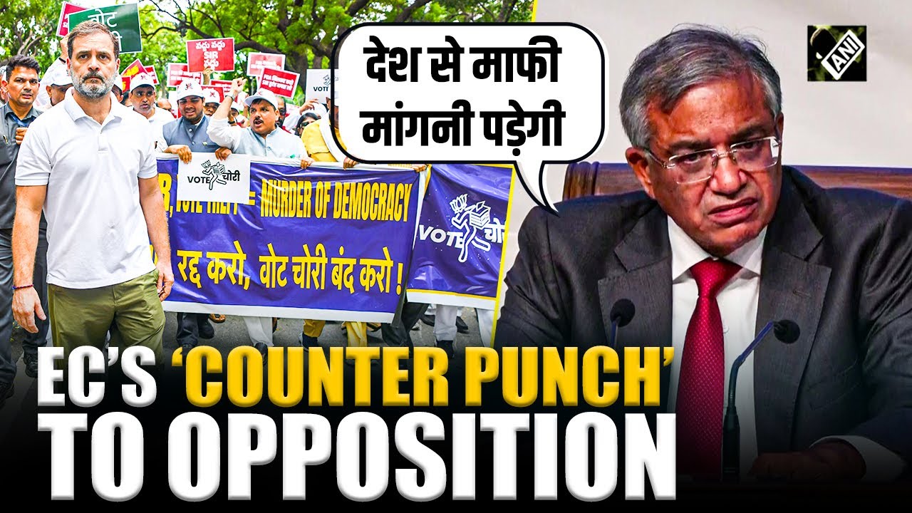 EC shreds into Opposition amid ‘Vote Chori’ row, rejects ‘baseless allegations’| Full Briefing