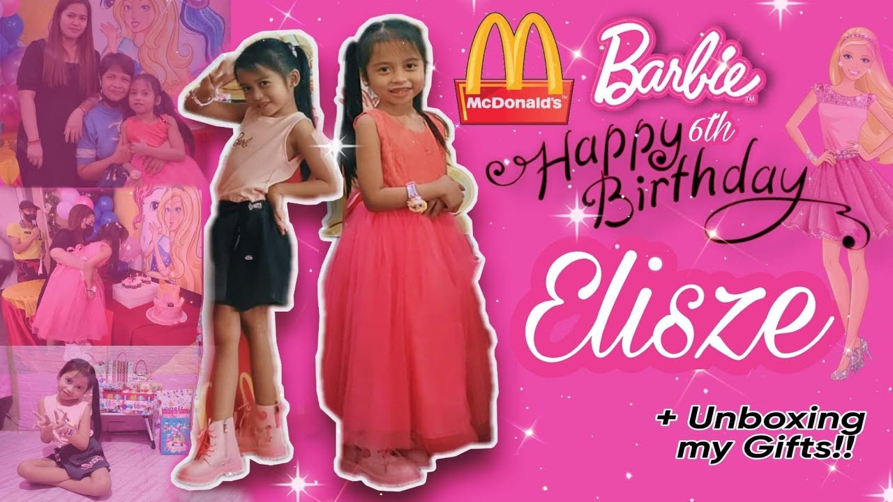 Elisze Dionne 6th Birthday Party @McDonalds + Unboxing of Gifts! | ~vmfilms