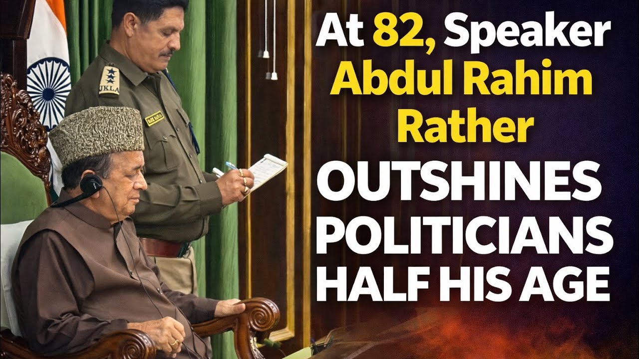 82-Year-Old Abdul Rahim Rather Alert in Legislative Assembly