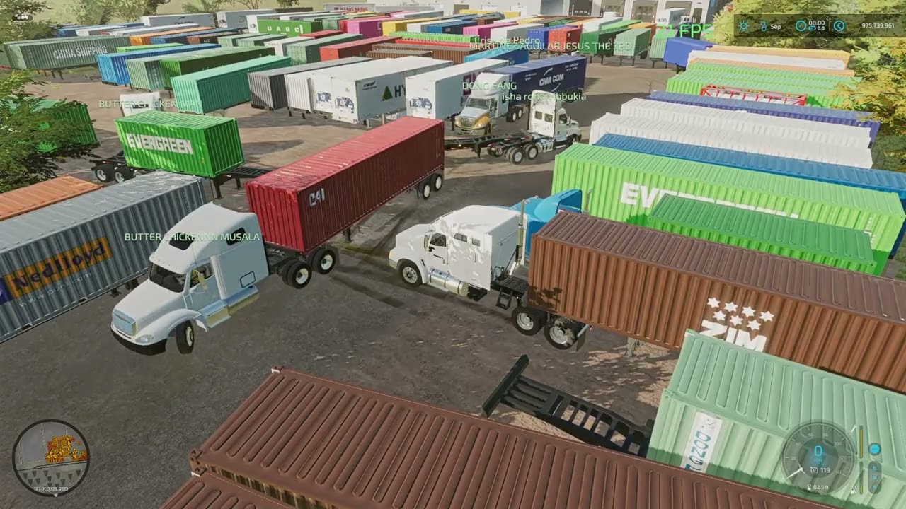 FS22 | CONTAINER TRUCKING CHAOS #3 | PUBLIC MULTIPLAYER