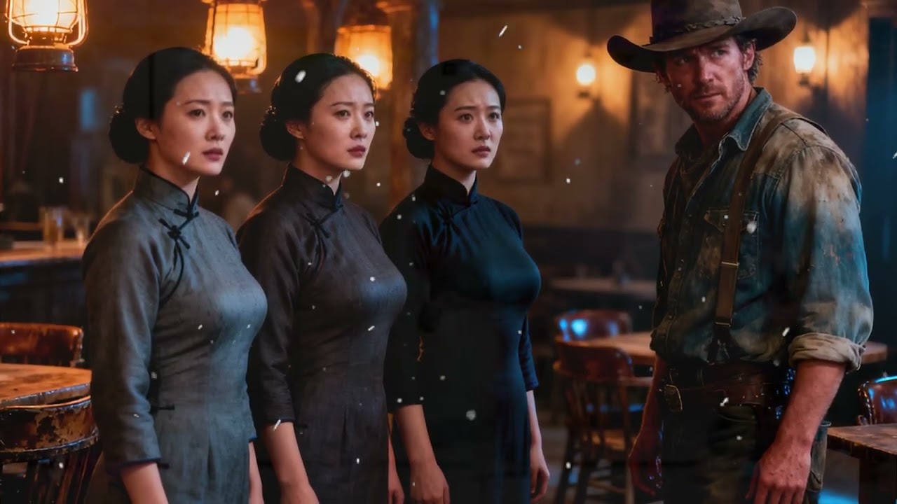 Struggling Rancher Saw 3 Chinese Brides Being Auctioned in a Saloon, He Bought Them Before Midnigh