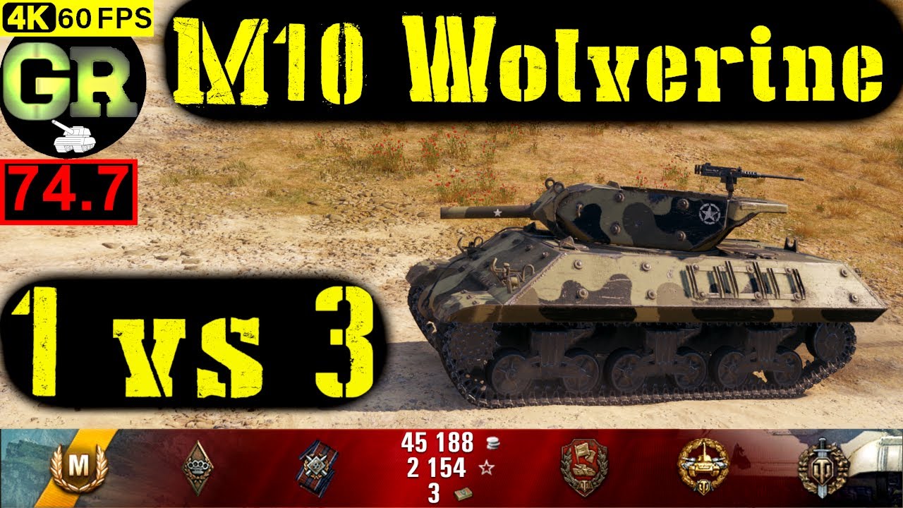 75_World of Tanks M10 Wolverine WoT Replay - 6 Kills 2.3K DMG(Patch 1.4.0)