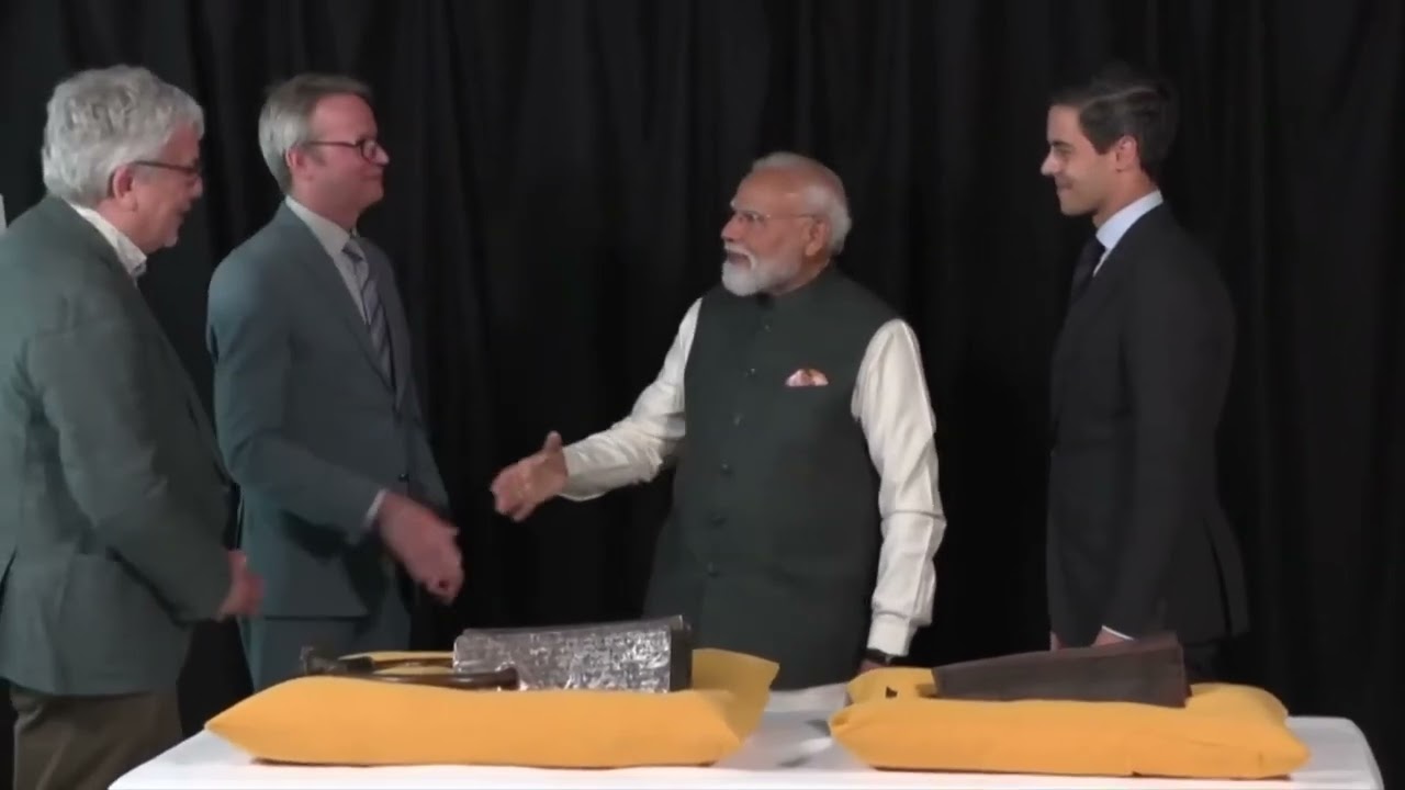 PM Modi Receives Historic Chola Leiden Plates from Netherlands | Amaravati Today