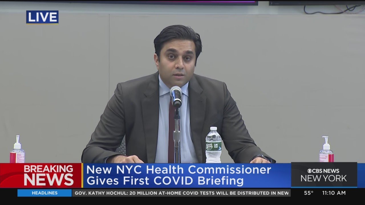 Watch: NYC Health Commissioner Dr. Ashwin Vasan's first COVID briefing