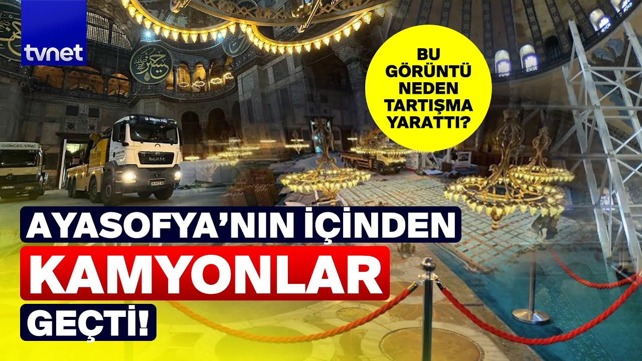 Ayasofya’da restorasyon skandalı mı? Tarihi mermerlere ne oldu?