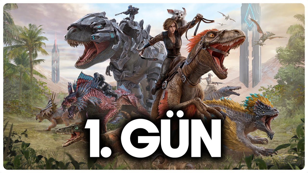 Dinozorların Arasında Yaşam Savaşı | Ark Survival Evolved 4K ULTRA