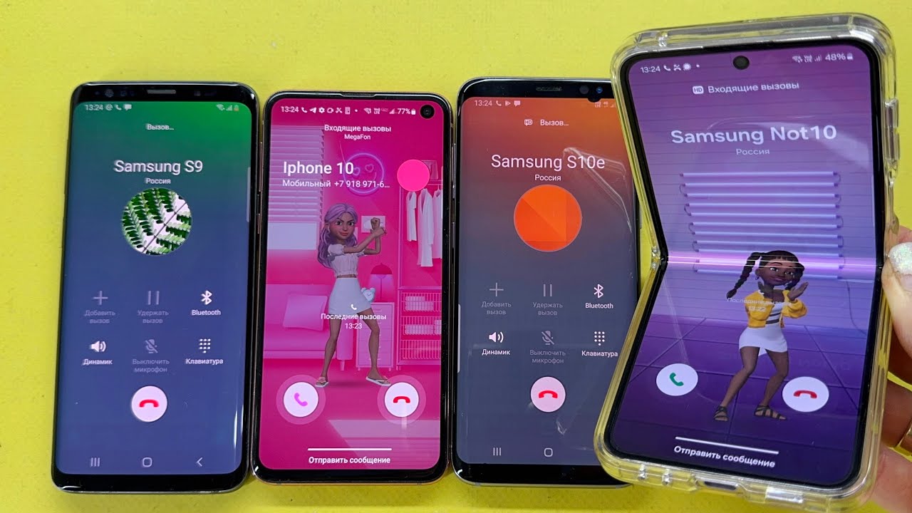 Samsung Incoming Call | Samsung S9+Samsung S8+Samsung S10e+Samsung Z Flip5
