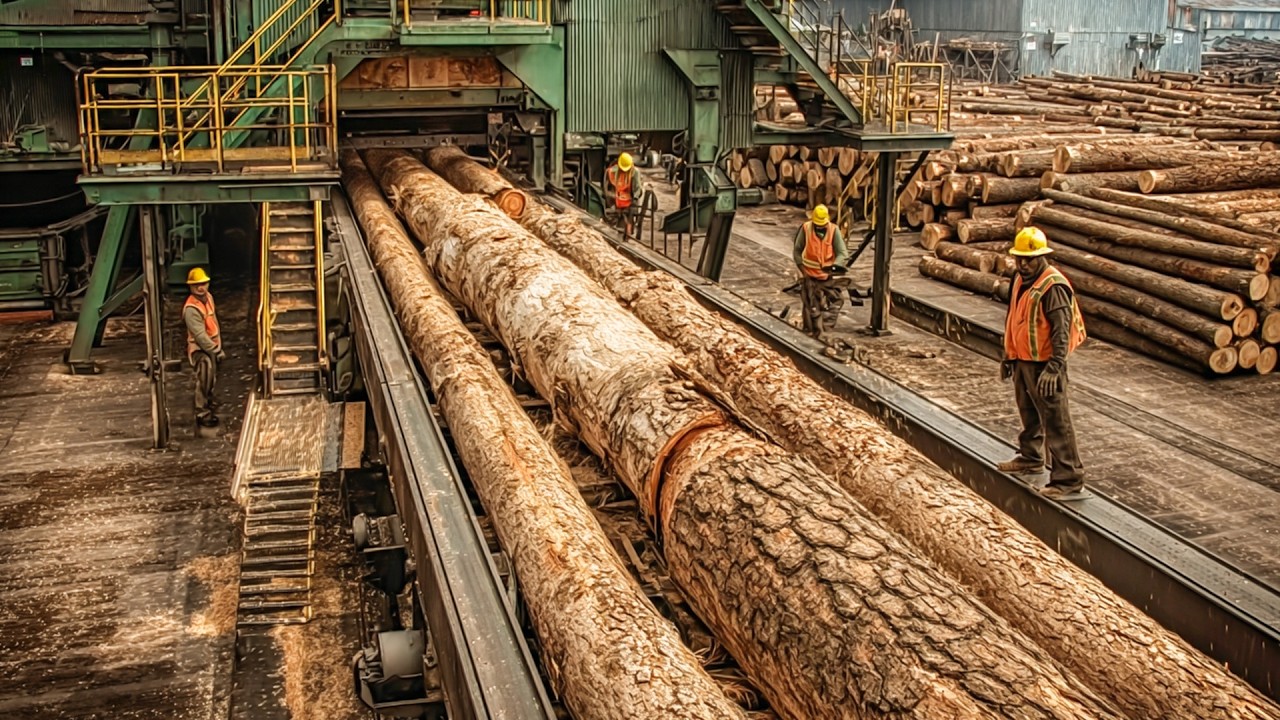 A Journey Inside 4-Generation American Old School Family Sawmill: Turning Logs to Finished Boards